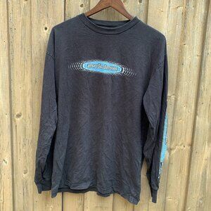 Vintage 90s Adidas Long Sleeve Shirt Large